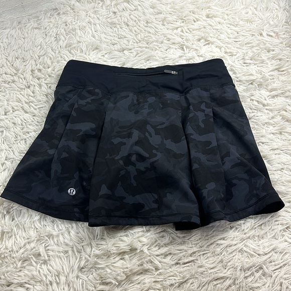 Lululemon Pace Rival Skirt (Tall) *No Panels 15" Incognito Camo Multi Grey - Picture 4 of 6